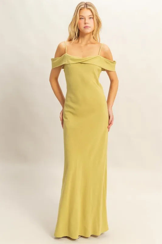 Flattering Fit Cami Maxi Dress - Matcha - product view 5