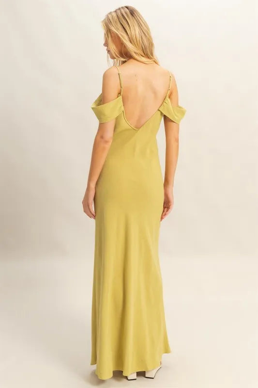 Flattering Fit Cami Maxi Dress - Matcha - product view 3