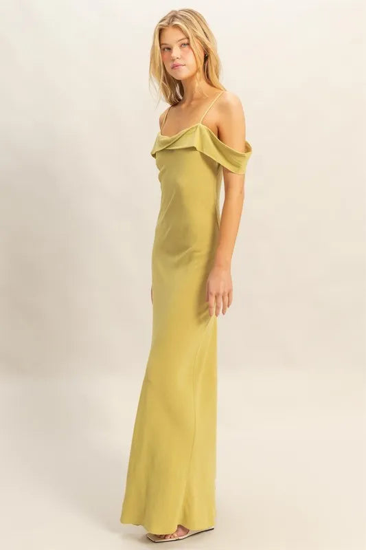 Flattering Fit Cami Maxi Dress - Matcha - product view 2