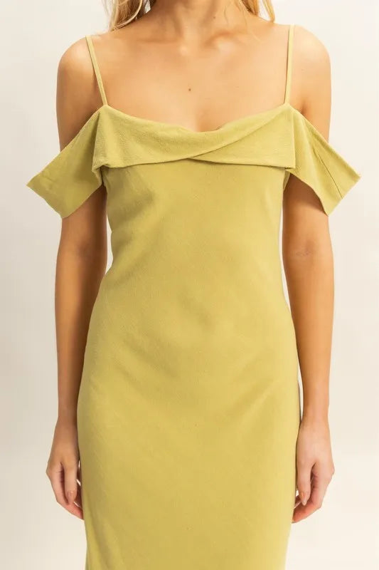 Flattering Fit Cami Maxi Dress - Matcha - product view 4